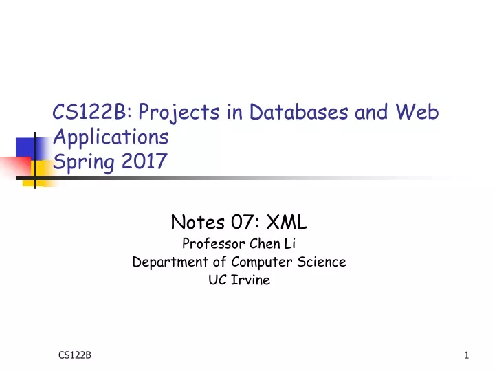 cs122b projects in databases and web applications spring 2017