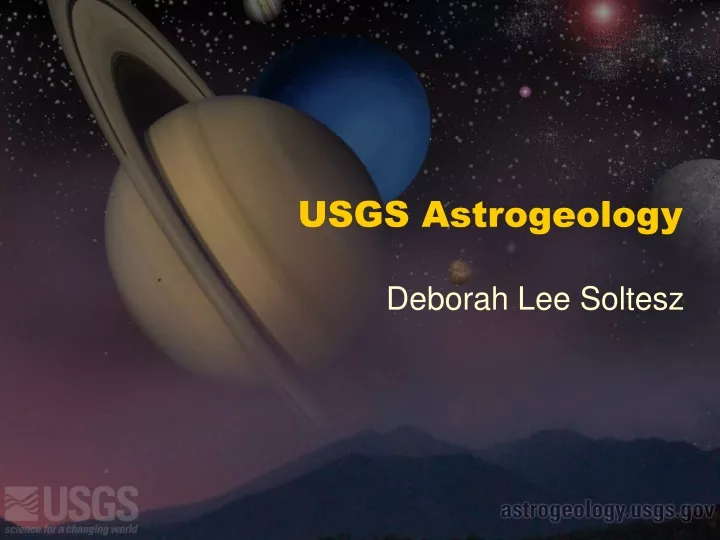 usgs astrogeology