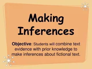 Making Inferences