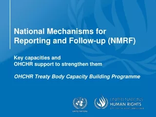 National Mechanisms for Reporting and Follow-up (NMRFs)
