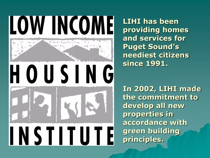 lihi has been providing homes and services