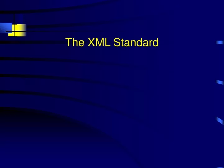 the xml standard