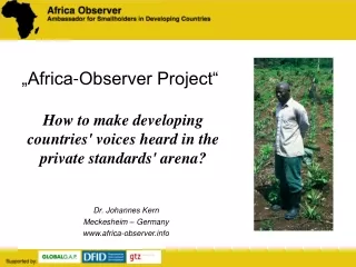 „Africa-Observer Project“
