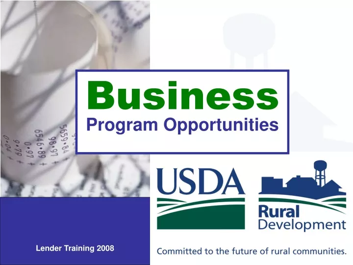 business program opportunities