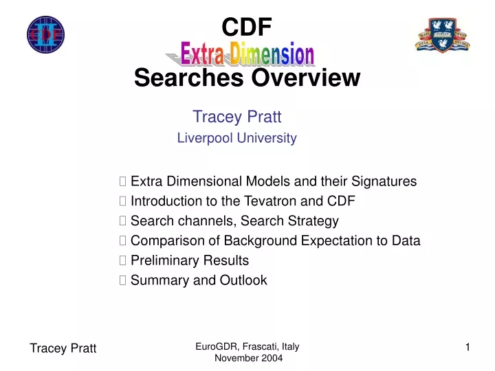 cdf searches overview