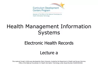 Health Management Information Systems
