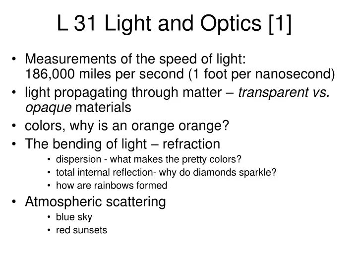 l 31 light and optics 1