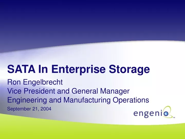 sata in enterprise storage