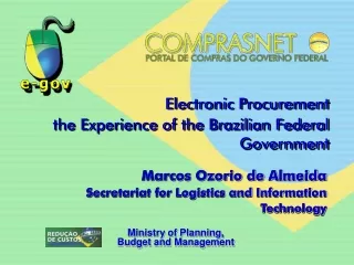 Electronic Procurement the Experience of the Brazilian Federal Government