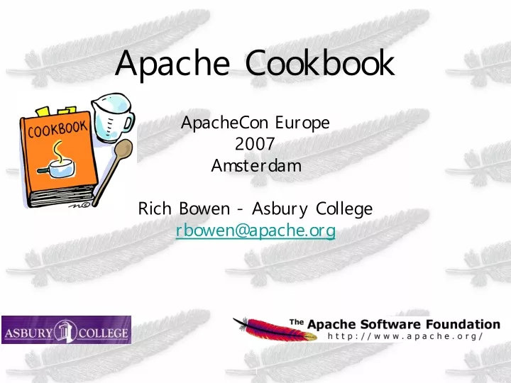 apache cookbook