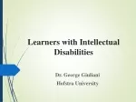 Learners with Intellectual Disabilities