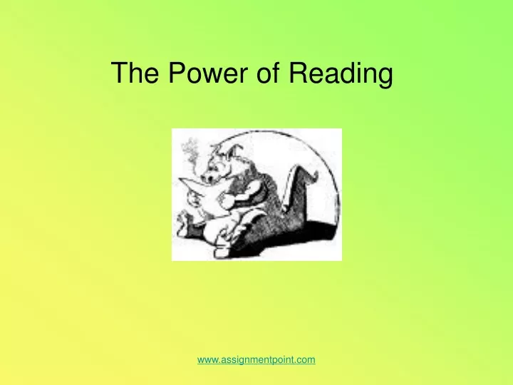 the power of reading