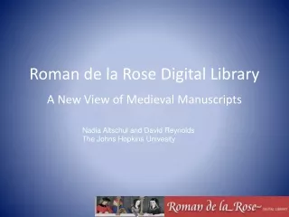 Roman de la Rose Digital Library