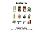 Explosives - slide 1