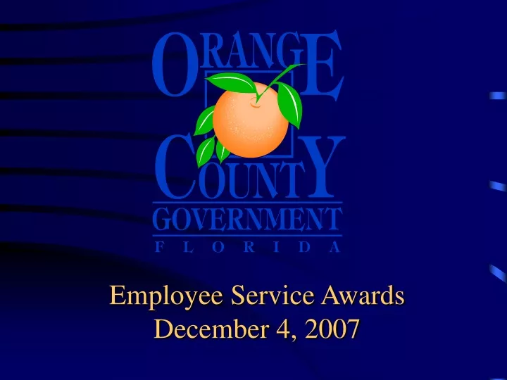 employee service awards december 4 2007