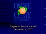 20-Year Employee Service Awards Honoring Outstanding Dedication - slide 1