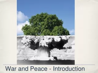 War and Peace - Introduction