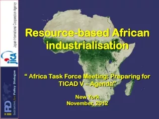 Resource-based African industrialisation