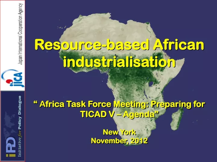resource based african industrialisation a frica