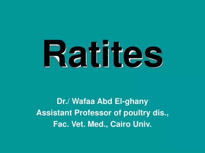 ratites
