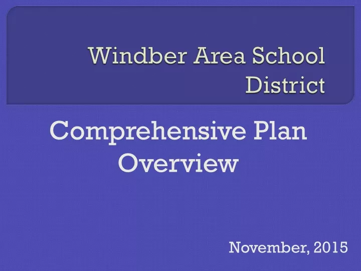 windber area school district