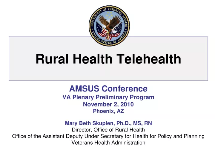 rural health telehealth
