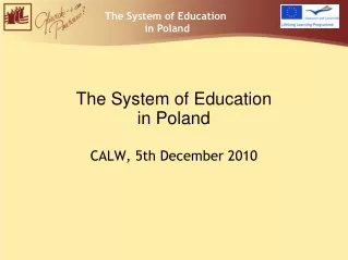 The System of Education in Poland