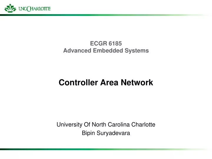 ecgr 6185 advanced embedded systems