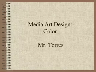 Media Art Design: Color