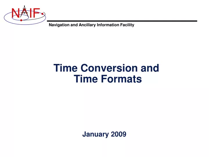time conversion and time formats