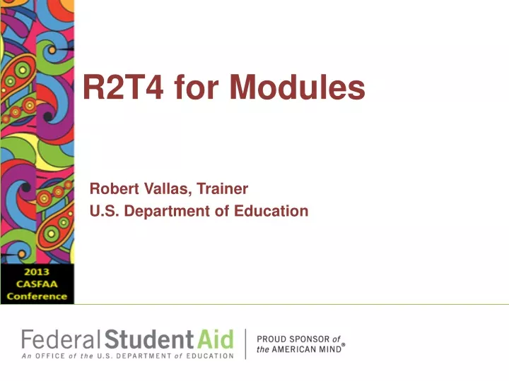 r2t4 for modules