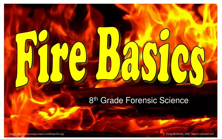 8 th grade forensic science