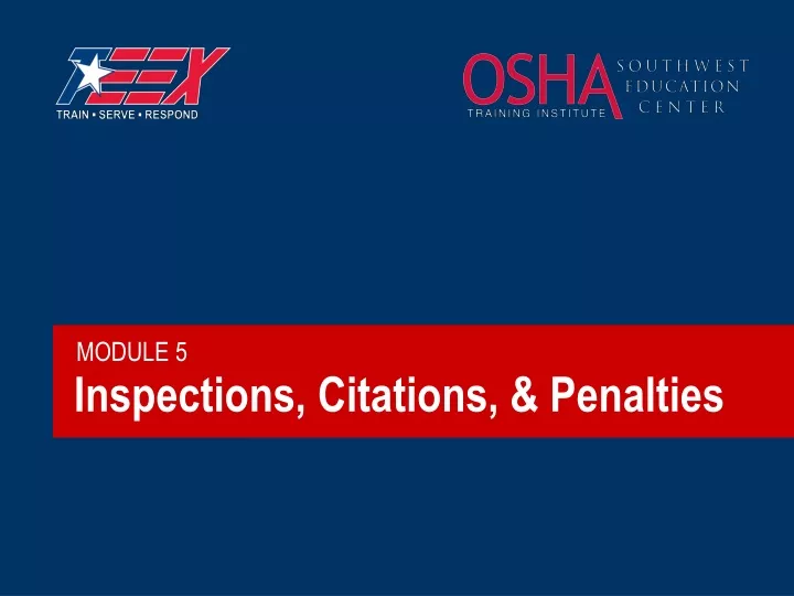 inspections citations penalties