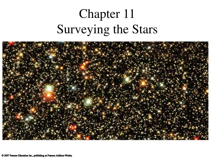 chapter 11 surveying the stars