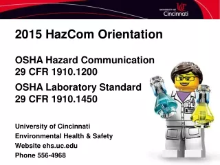 2015 HazCom Orientation