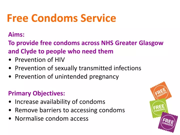 free condoms service