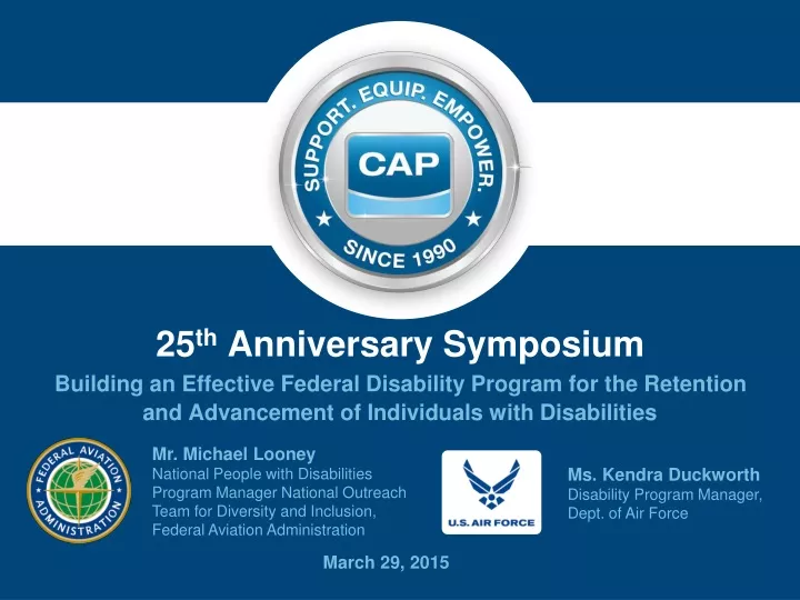 25 th anniversary symposium