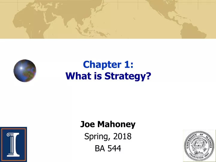 chapter 1 what is strategy