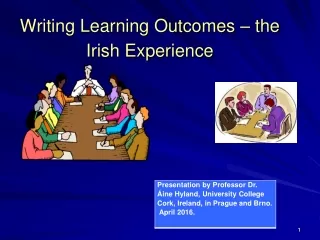 Writing Learning Outcomes – the Irish Experience