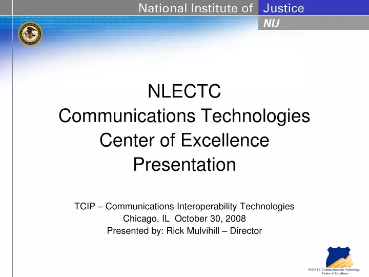 nlectc communications technologies center