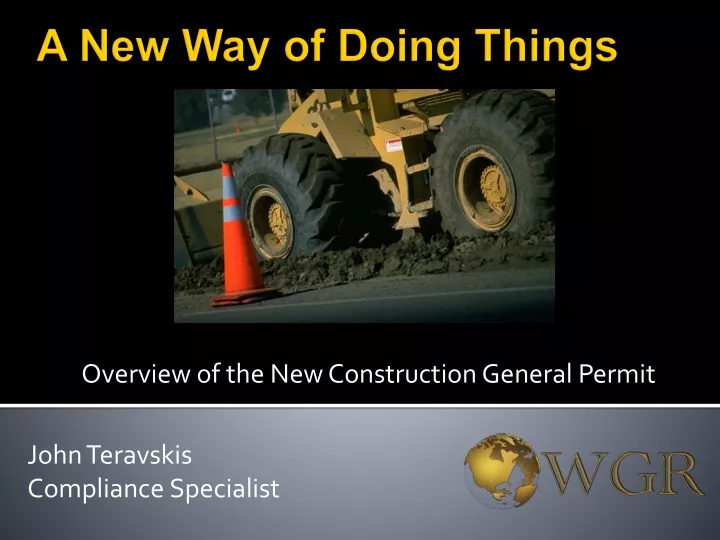 overview of the new construction general permit