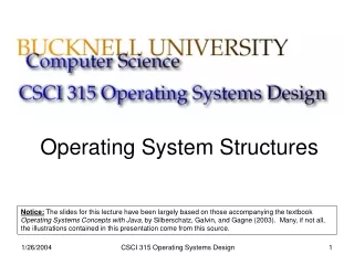 Operating System Structures