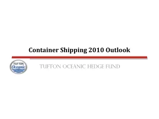 Container Shipping 2010 Outlook