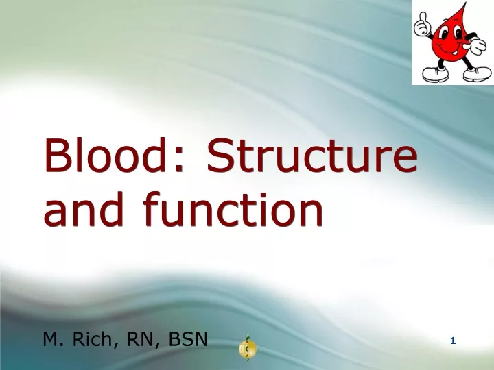 blood structure and function