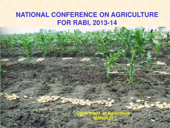 national conference on agriculture for rabi 2013