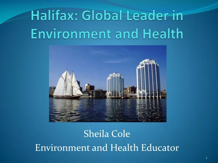 halifax global leader in environment and health