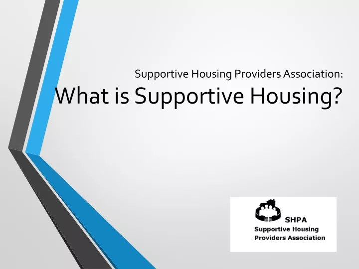 supportive housing providers association what is supportive housing