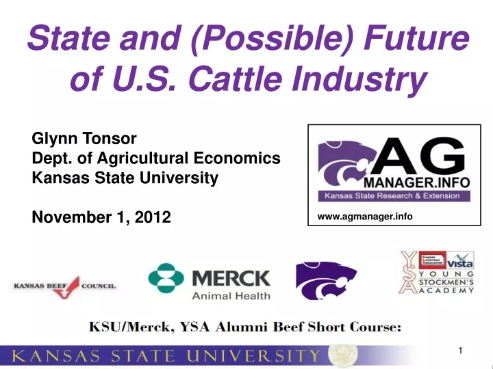 state and possible future of u s cattle industry
