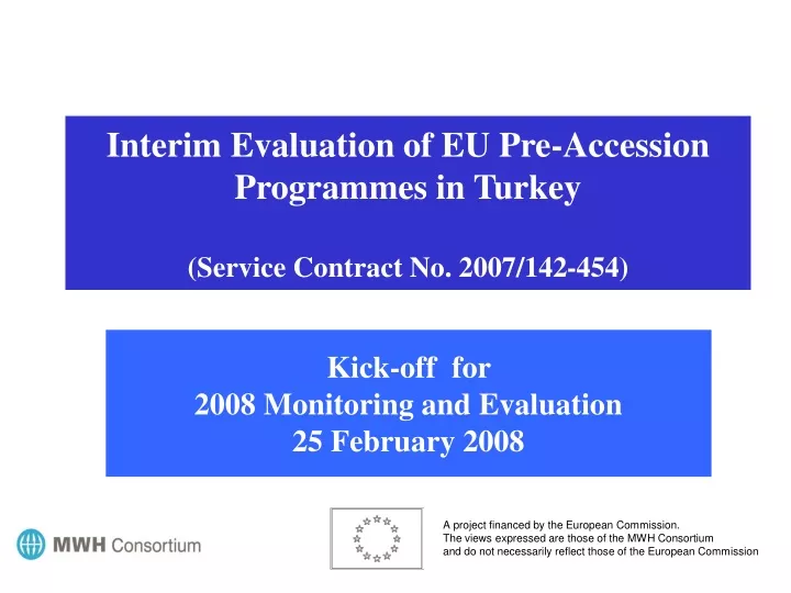 interim evaluation of eu pre accession programmes