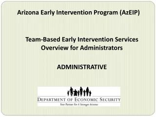 Arizona Early Intervention Program (AzEIP)